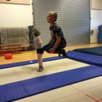 Trampolin CP-børn 4-8 år gymnastik hold